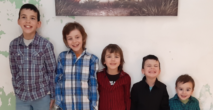 Alleenstaande mama van 5 kinderen