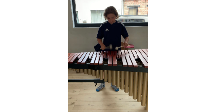 Een marimba voor Leon