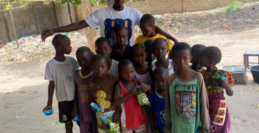 Wees kinderen in Afrika