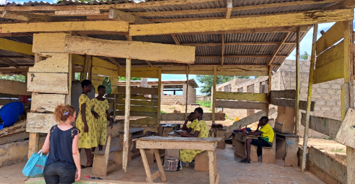 een nieuwe school en tehuis voor Sankofa!