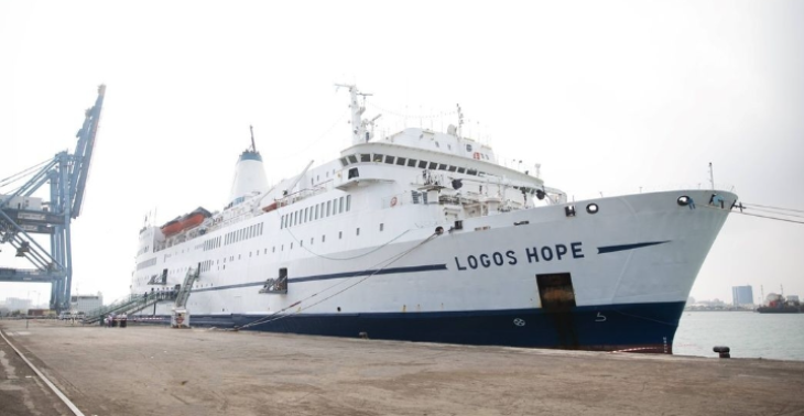 Marieneke op Logos Hope
