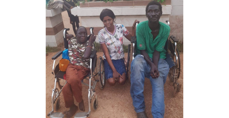 Help us to send wheelchairs and others to help disabled people in  Gambia
