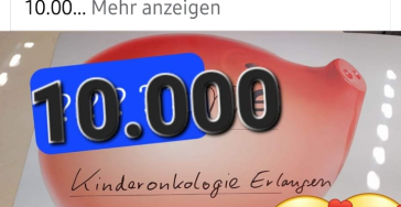 Kinderonkologie, wir verdoppeln die Spende 