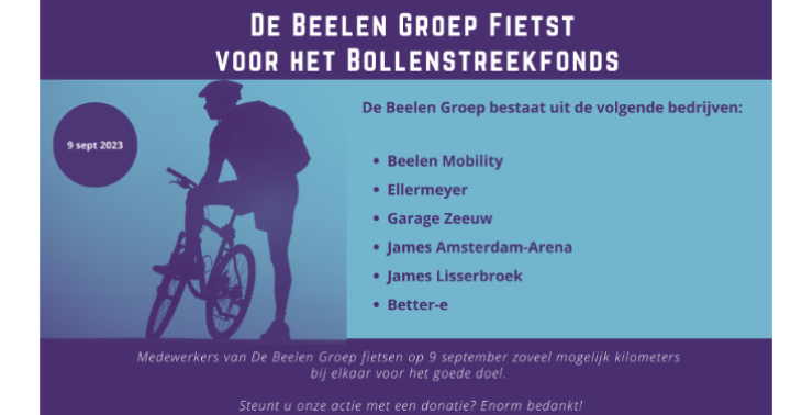 DBG fietst voor onderzoek tegen kanker