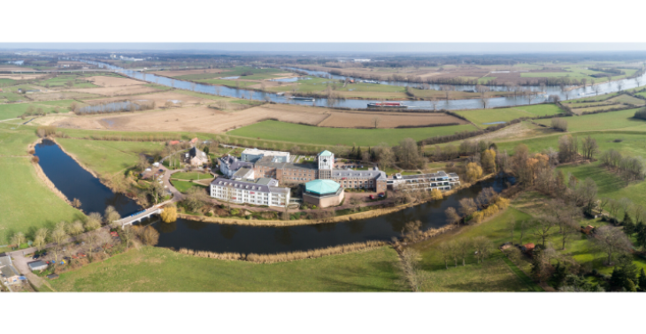 Tuin voor bewoners van een verpleeghuis. 