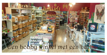 Hobbywinkel, Het Borduurbloempje, nood aan een vaste plaats