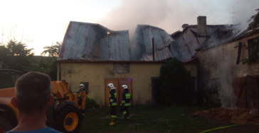 Hulp voor brandschade in polen