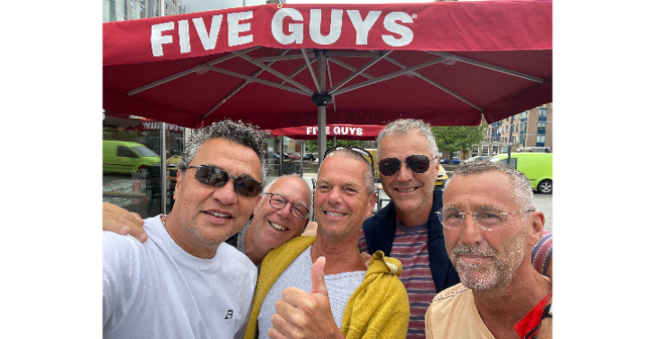 FIVE GUYS, ONE MISSION