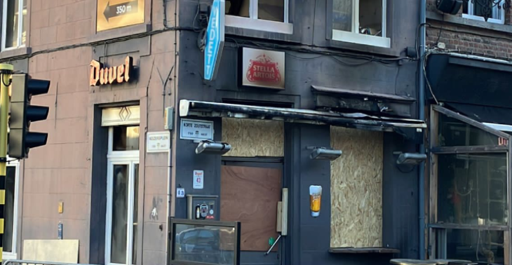 Brand Café Soleil Aalst