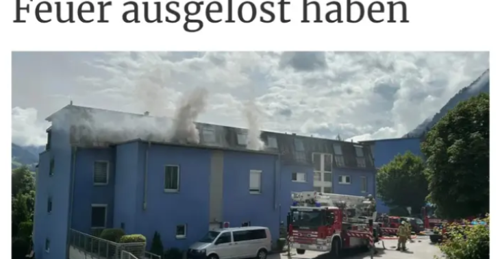 Brand der Großfamilie in Jenbach