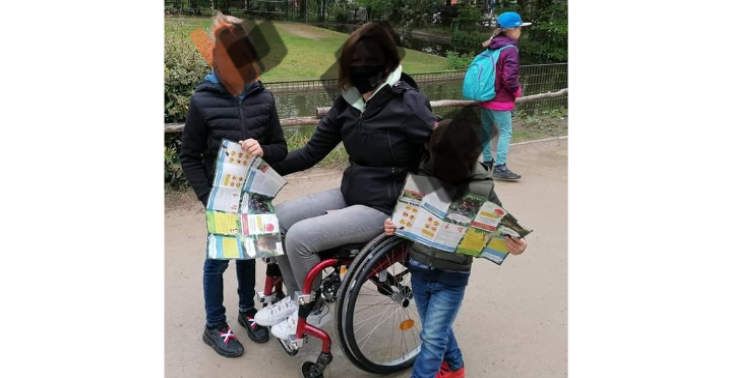 Help een alleenstaande MS-mama met 2 kinderen.