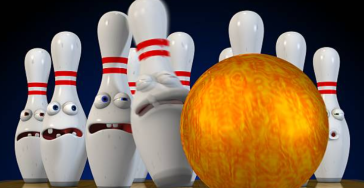 Bowling gear verloren gegaan.