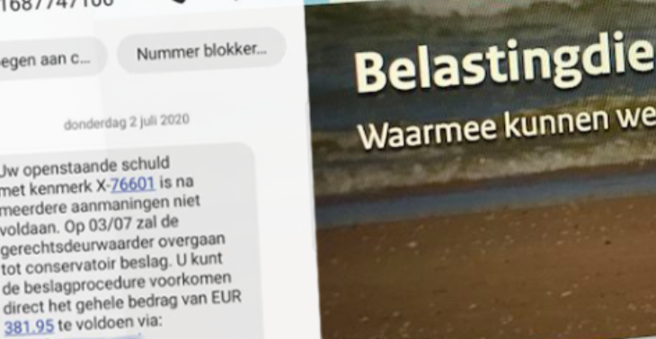 Hulp bij schulden door oplichting