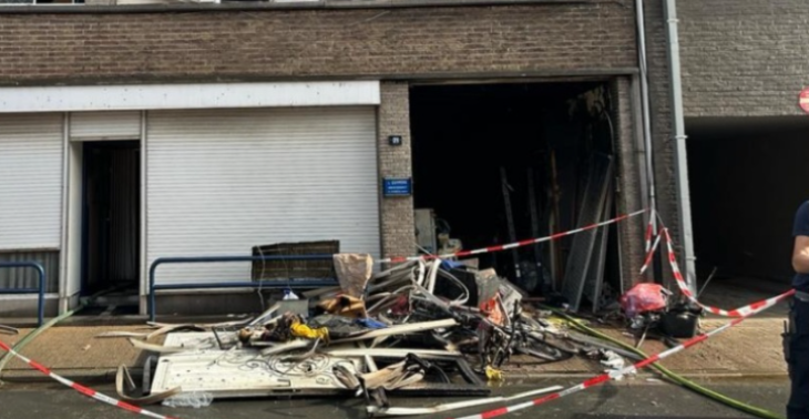 Hulp woning brand