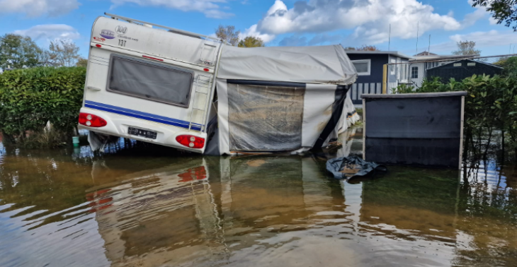 Sturmflut Ostsee Damp