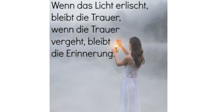 Beerdigung für einen geliebten Menschen