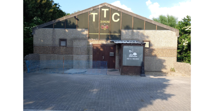 Nieuwe inkom Tafeltennisclub Zandvoorde