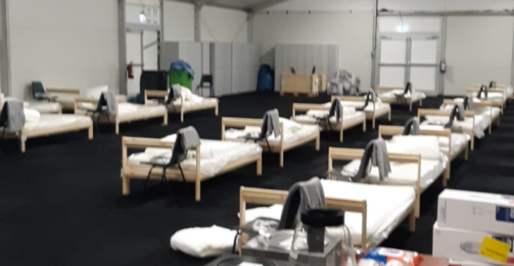 Spoed hulp voor de winteropvang daklozen