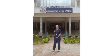 Brandwondenpatienten kinderziekenhuis Tanzania