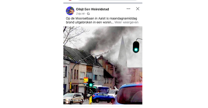 Brandstichting moorselbaan Aalst 