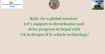 Let's support Hydrogen Internal Combustion Engine technology in Nepal