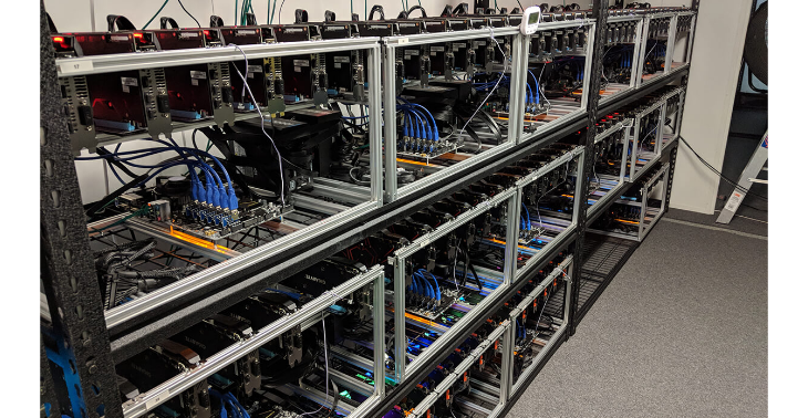 Bouwen van een mining farm/rig om coins te minen