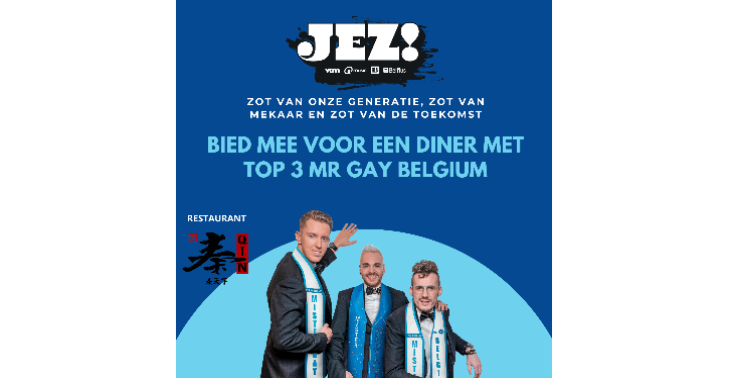 Mr Gay Belgium support JEZ!  | Doe een donatie &amp; win!