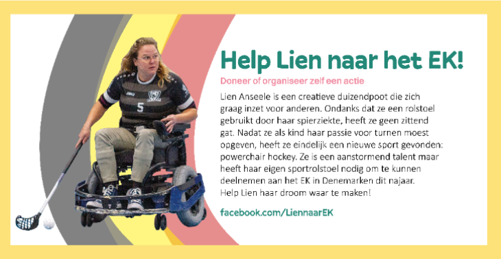 Help Lien naar het EK!