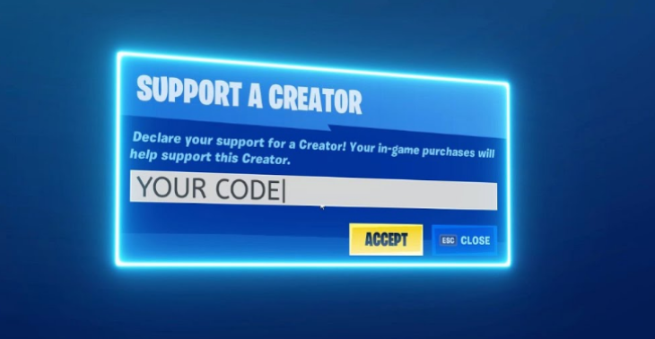 Fortnite Support Creator