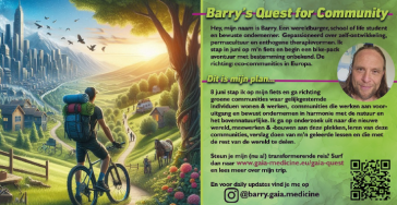 Steun Barry's Quest voor nieuwe samenlevingsvormen