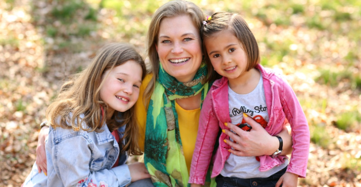 Mama in nood met 2 kindjes