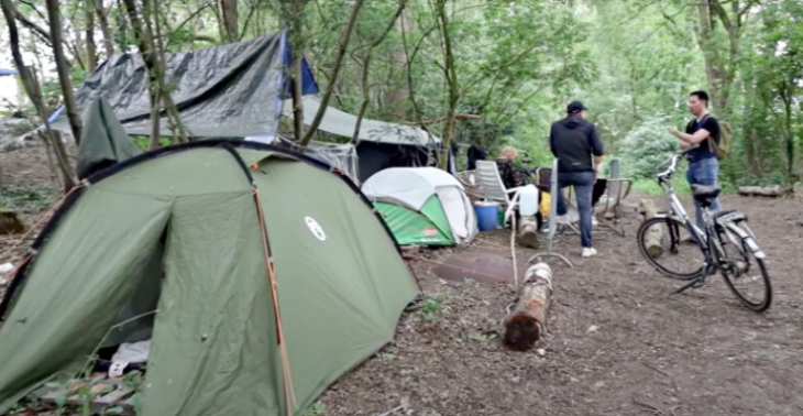 Tentenkamp ede, hulpactie voor de buitenslapers.