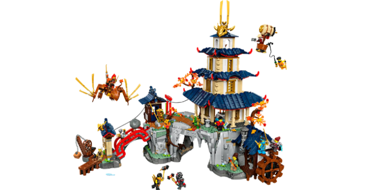 Lego Ninjago tournament temple city