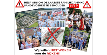 HELP ONS OM DE LAATSTE FAMILIECAMPING SANDEVOERDE TE BEHOUDEN