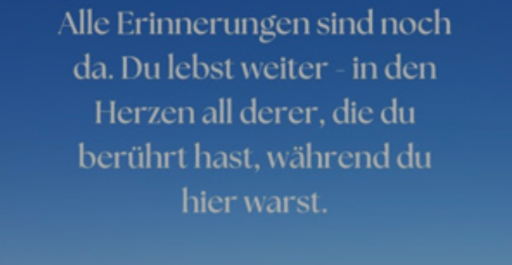 Unterstützung Beerdigung meines Freundes
