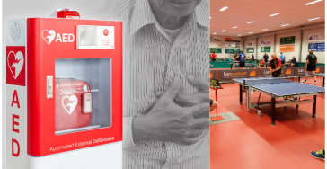 AED voor Tafeltennisclub Hamme