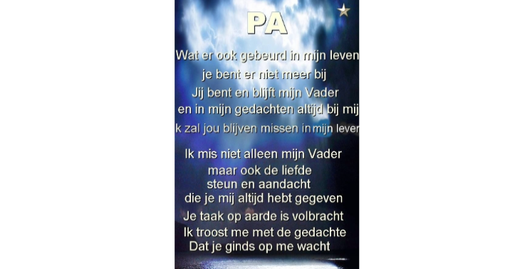 Herinneringen aan mijn vader