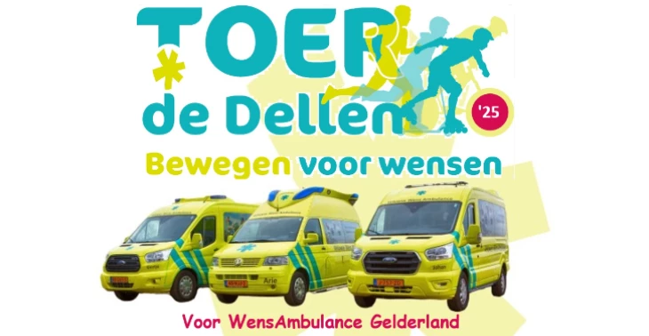 Toer de Dellen voor WensAmbulance Gelderland!