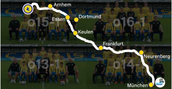FC Lisse middenbouw naar 'Bayern Trophy' (Duitsland)