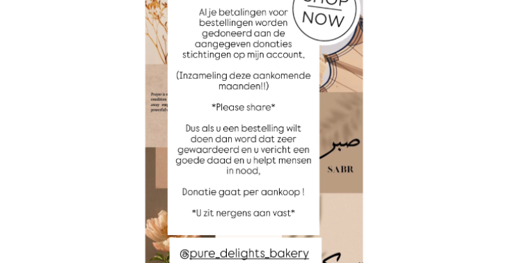 Donatie voor platina 🤲🏻🤍 voedsel/verzorging pakketten & medische hulp.