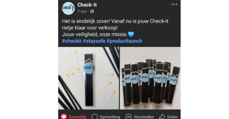 Check-it drugsrietjes