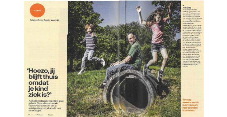 Help een toegewijde papa en zijn kinderen in hun strijd
