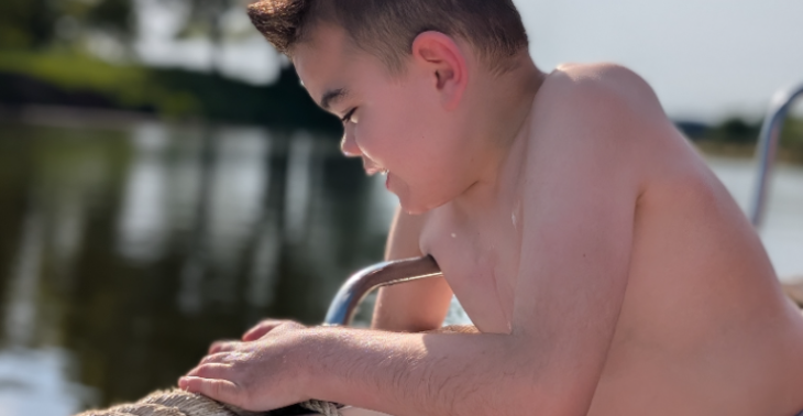 Varen met lev ons progressief terminaal ziek kindje