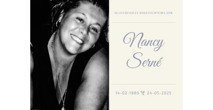 Waardig afscheid voor mijn lieve tante Nancy Serné