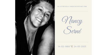 Waardig afscheid voor mijn lieve tante Nancy Serné