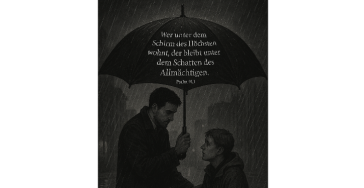 Ein Schirm, ein Vers, ein Impuls für Gott