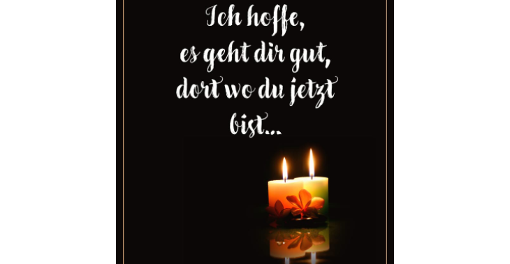Beerdigung meines Papas