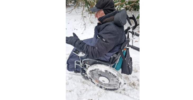 Rollstuhl Auto mit Rampe