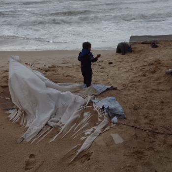 collapsed tent fatima