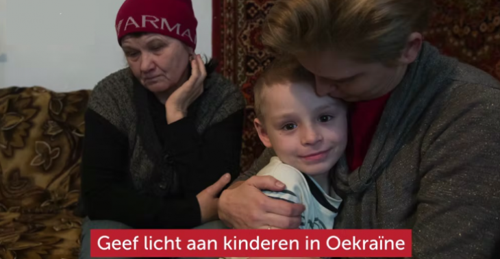 Hulp aan kinderen in Oekraine